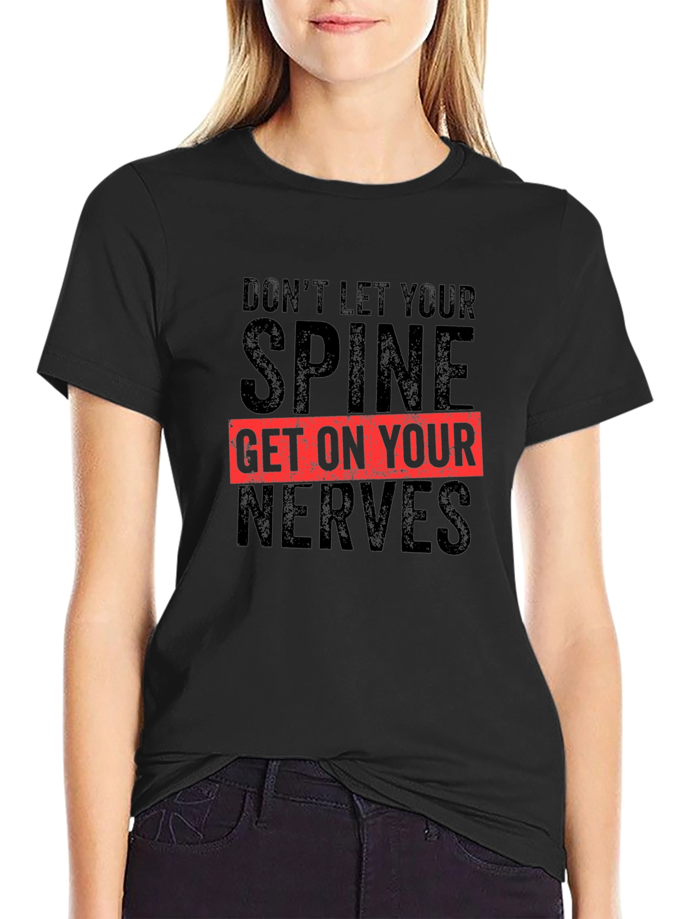 Spine & Nerves Graphic Tee - Chiropractic Humor