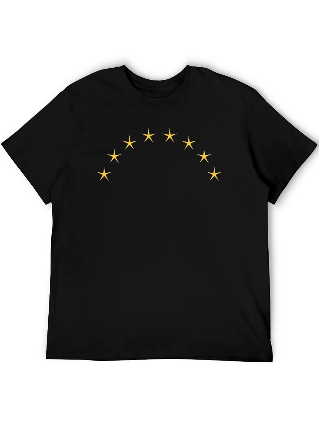 Starry Arc Black Tee - Casual Style