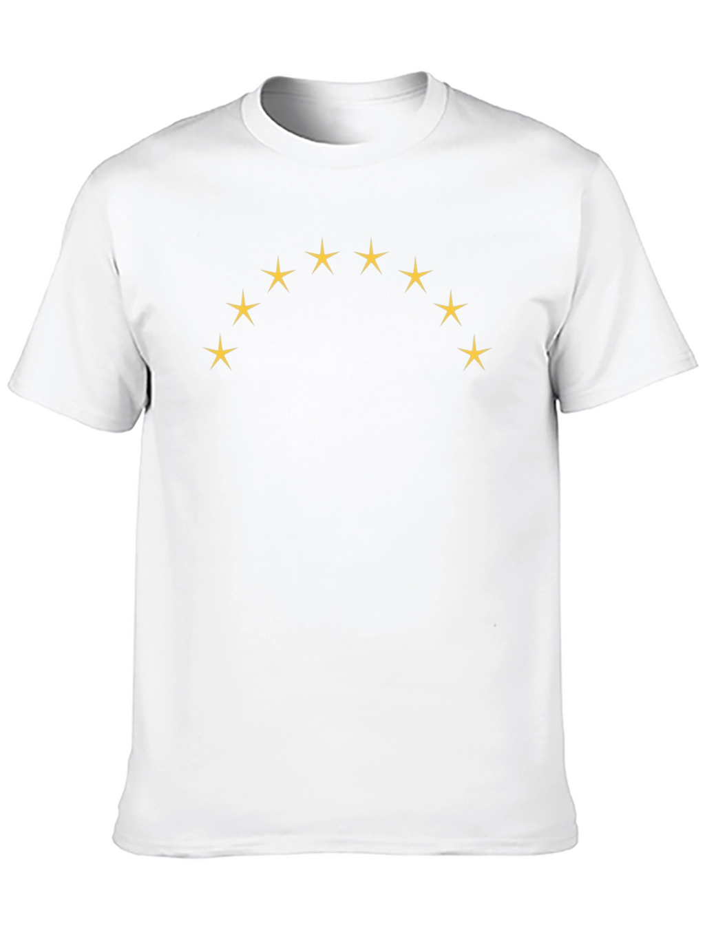 Starry Arc Black Tee - Casual Style