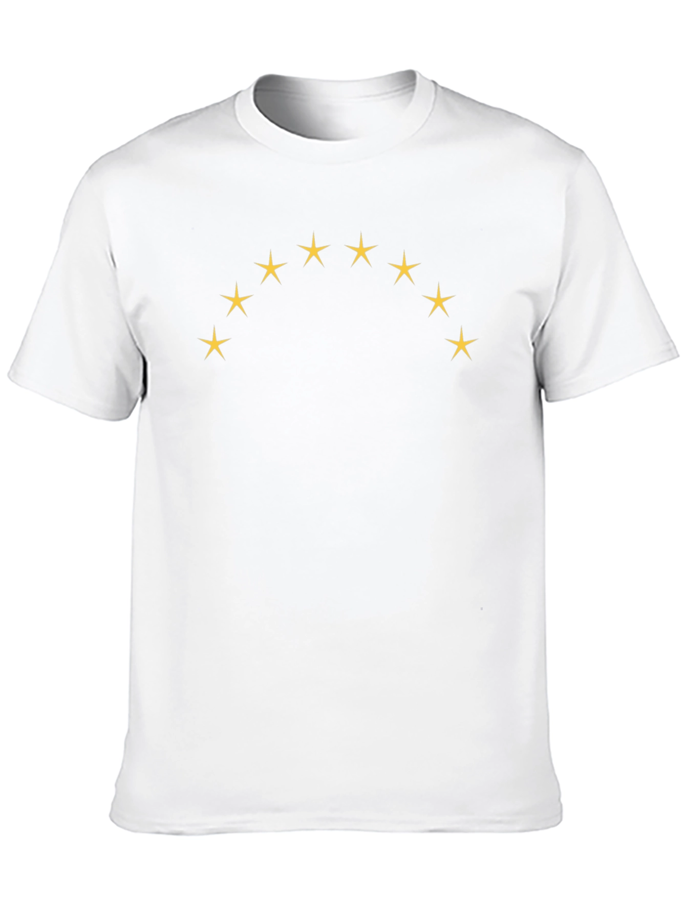 Starry Arc Black Tee - Casual Style