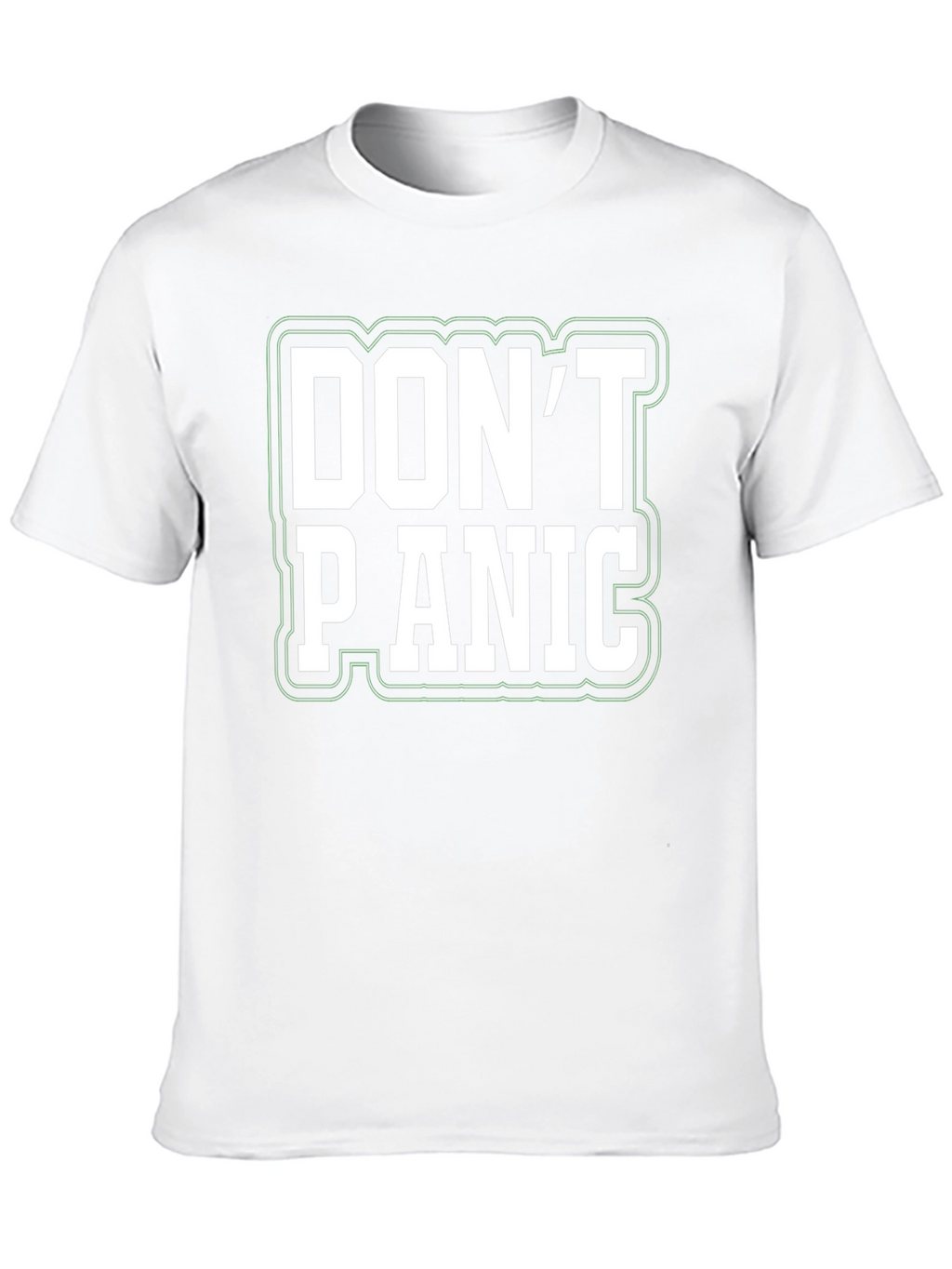Dont Panic Graphic Tee - Comfy Black T-Shirt