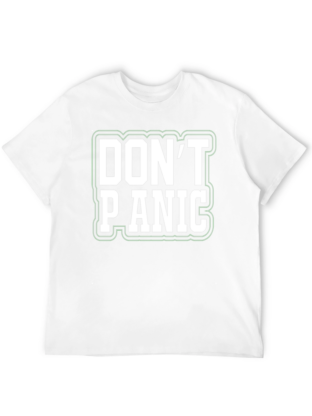 Dont Panic Graphic Tee - Comfy Black T-Shirt