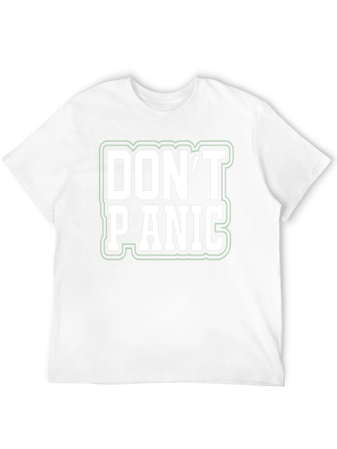 Dont Panic Graphic Tee - Comfy Black T-Shirt