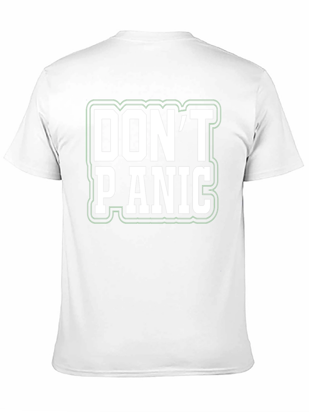 Dont Panic Graphic Tee - Comfy Black T-Shirt