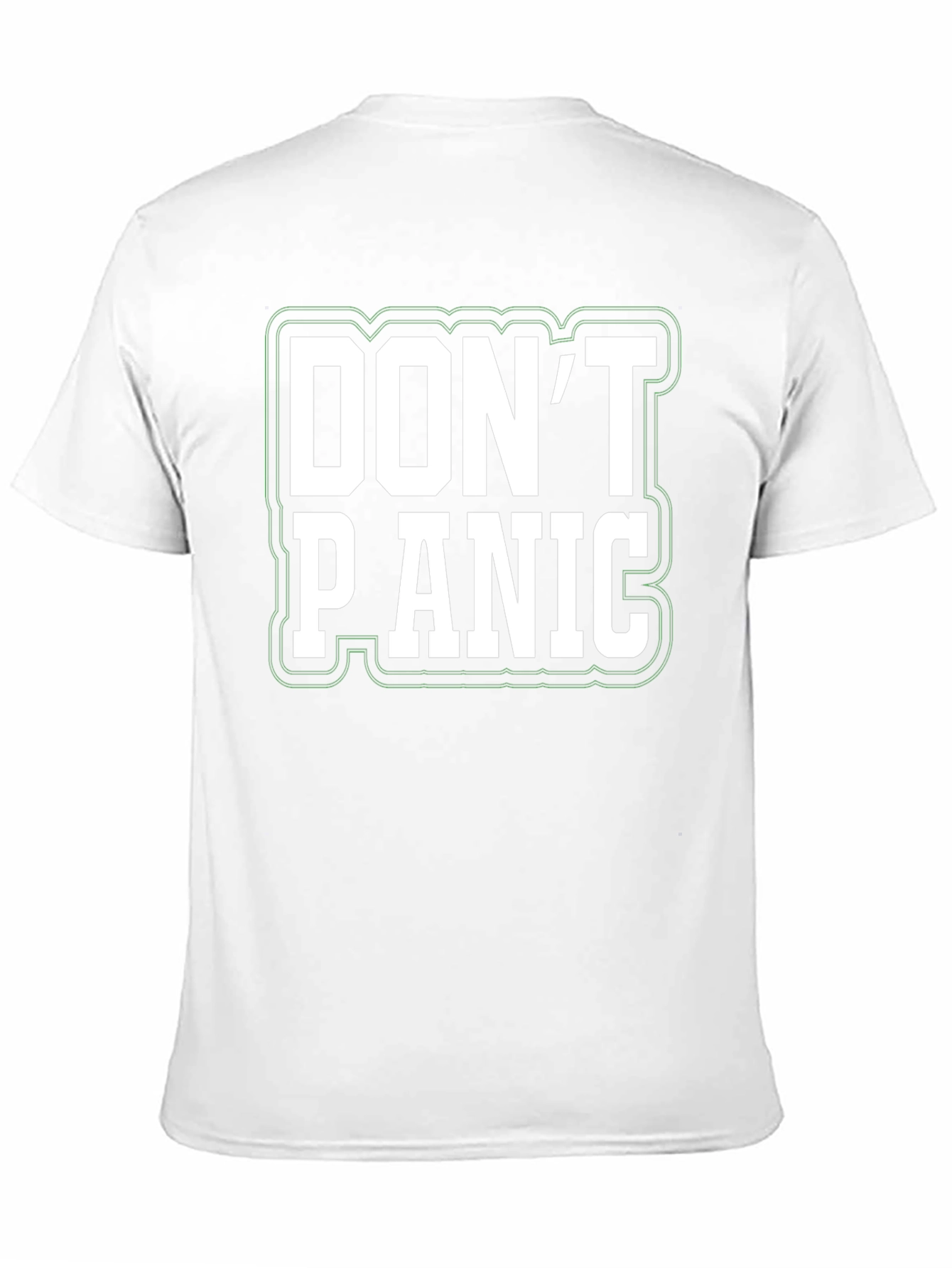 Dont Panic Graphic Tee - Comfy Black T-Shirt