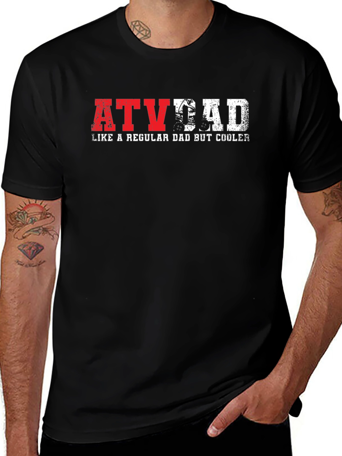 ATV Dad T-Shirt - Like a Regular Dad But Cooler