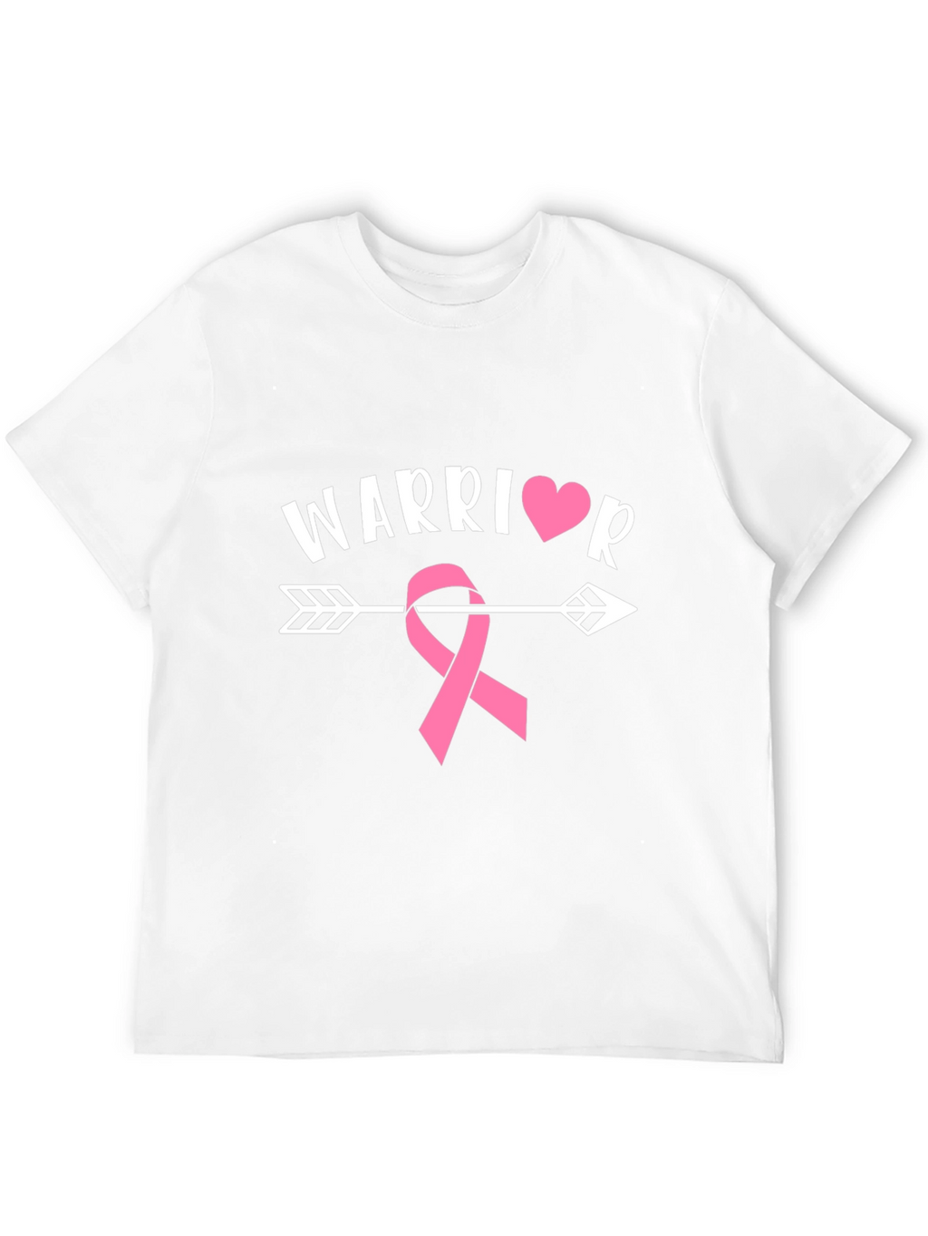 Warrior Breast Cancer Awareness Ribbon T-Shirt