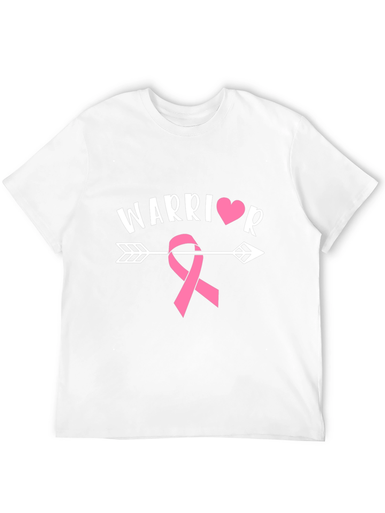 Warrior Breast Cancer Awareness Ribbon T-Shirt
