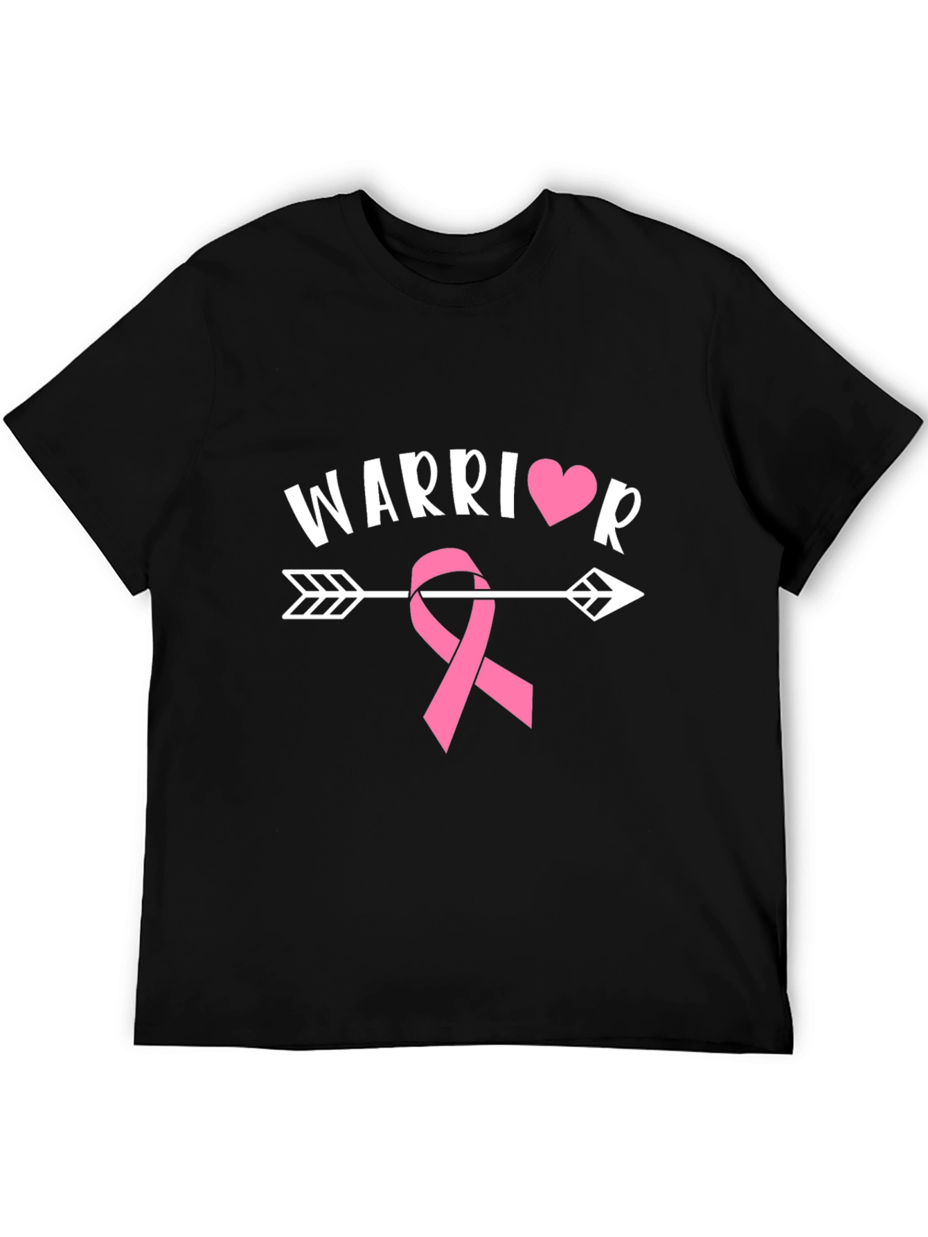 Warrior Breast Cancer Awareness Ribbon T-Shirt