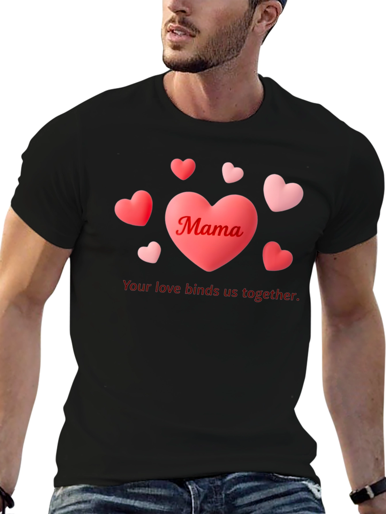 Mama Heart Graphic T-Shirt