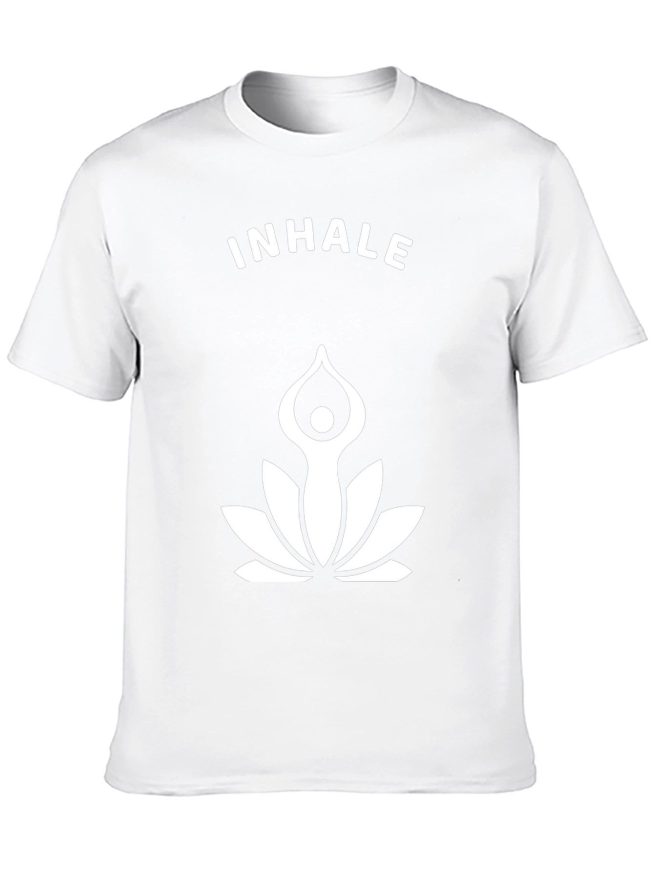 Inhale Yoga Lotus T-Shirt - Relax & Breathe