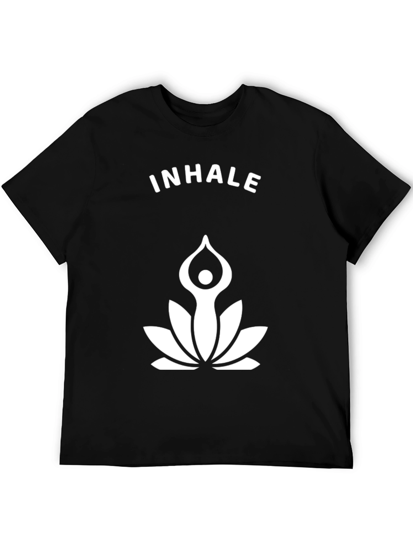 Inhale Yoga Lotus T-Shirt - Relax & Breathe