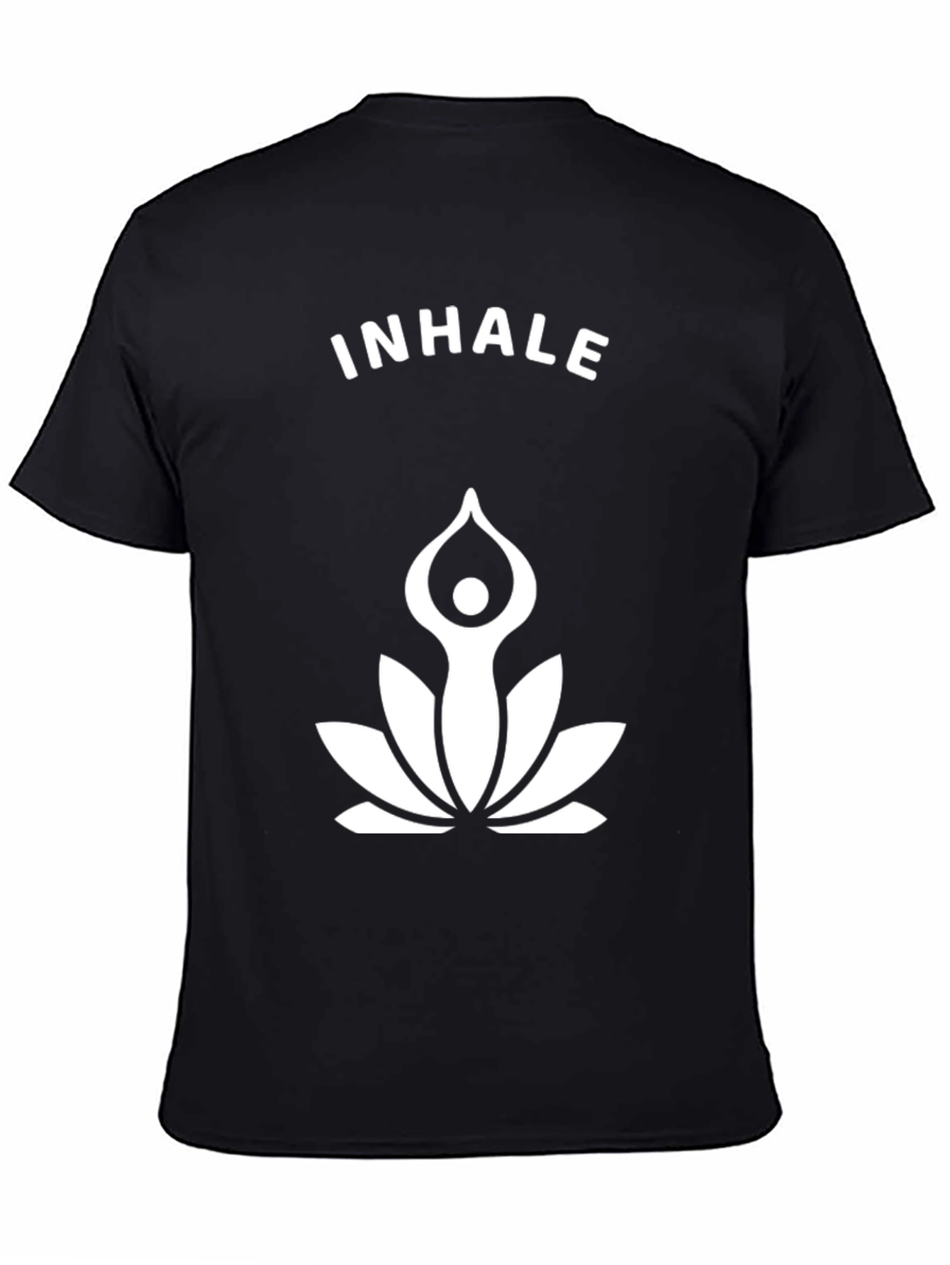 Inhale Yoga Lotus T-Shirt - Relax & Breathe