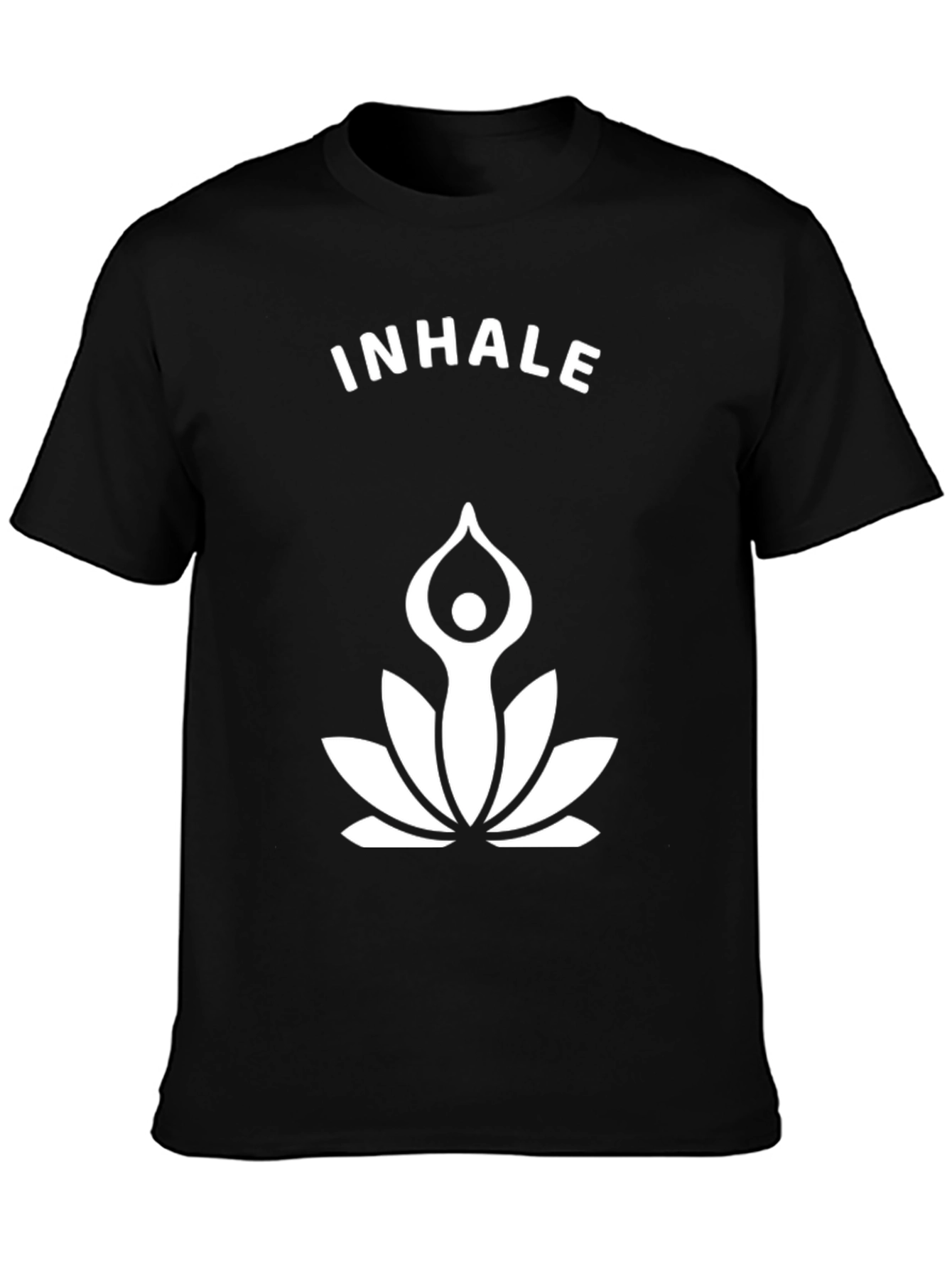 Inhale Yoga Lotus T-Shirt - Relax & Breathe