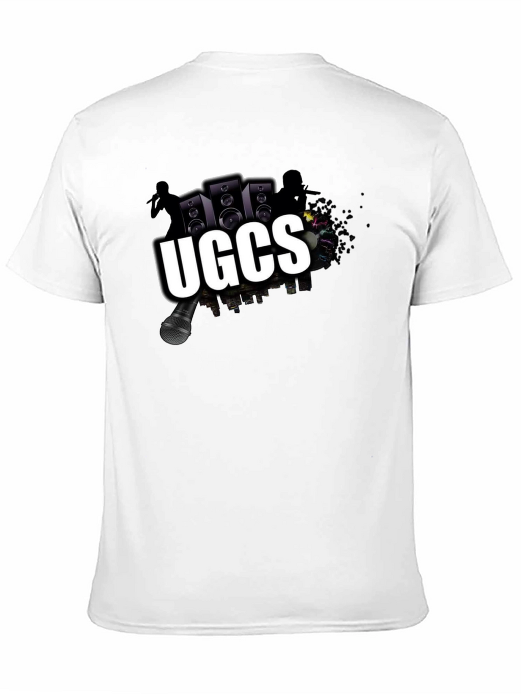 UGCS Graphic Print Black T-Shirt