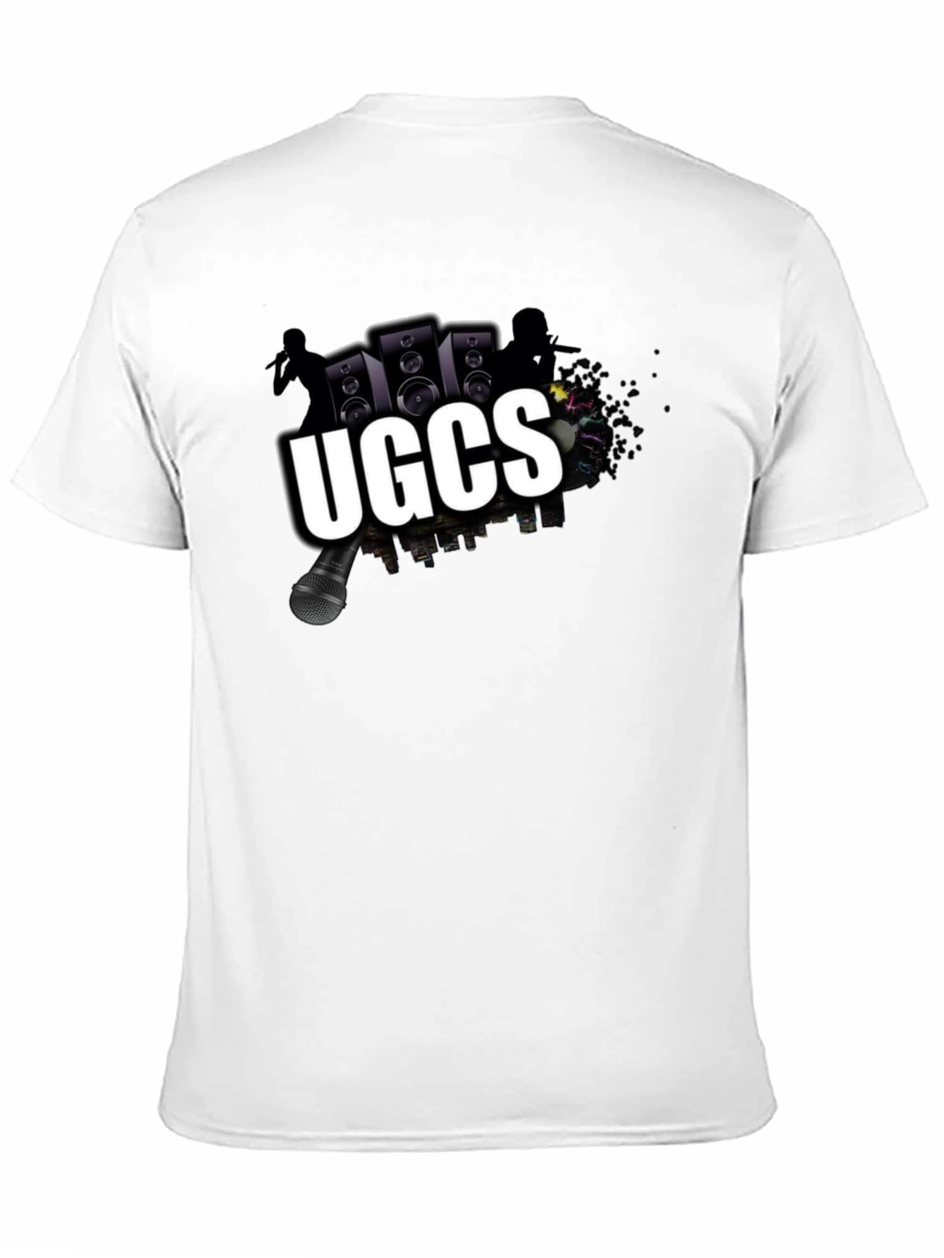 UGCS Graphic Print Black T-Shirt