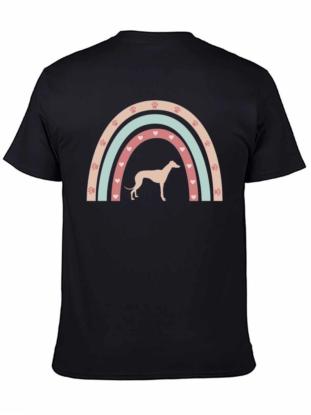 Dog Rainbow Graphic Tee