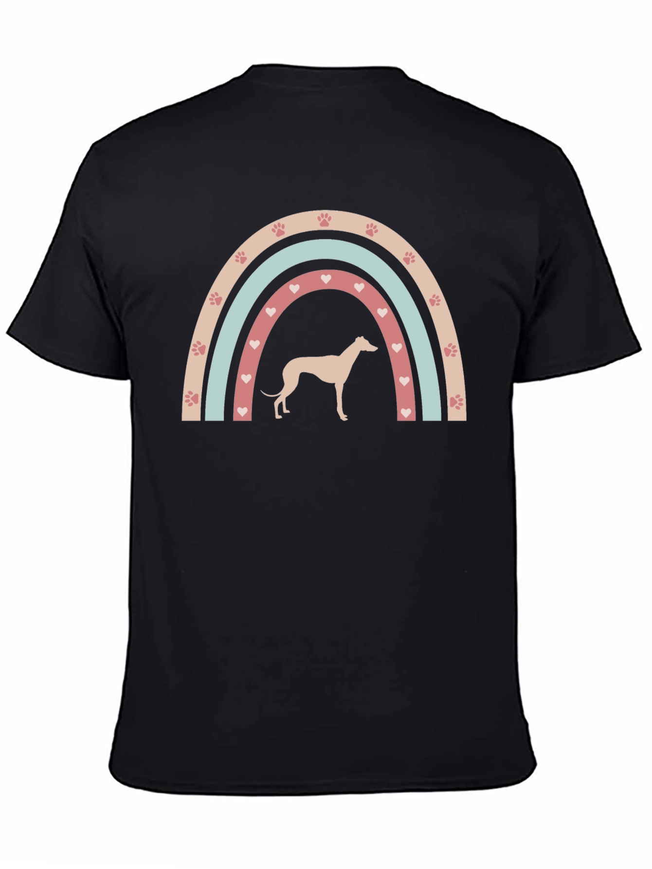 Dog Rainbow Graphic Tee