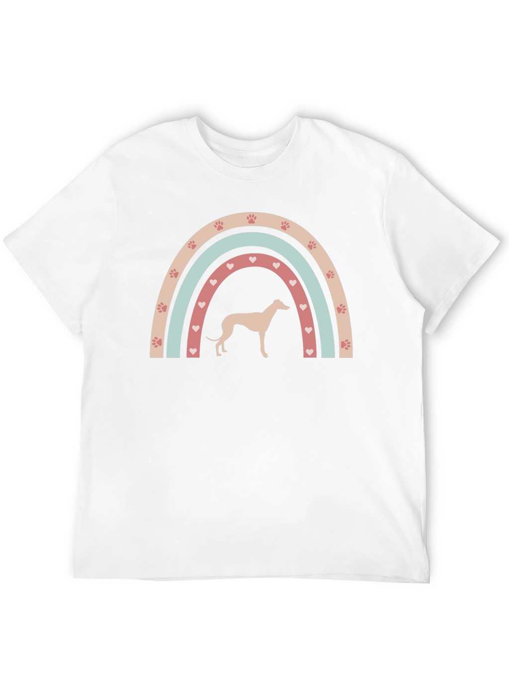 Dog Rainbow Graphic Tee