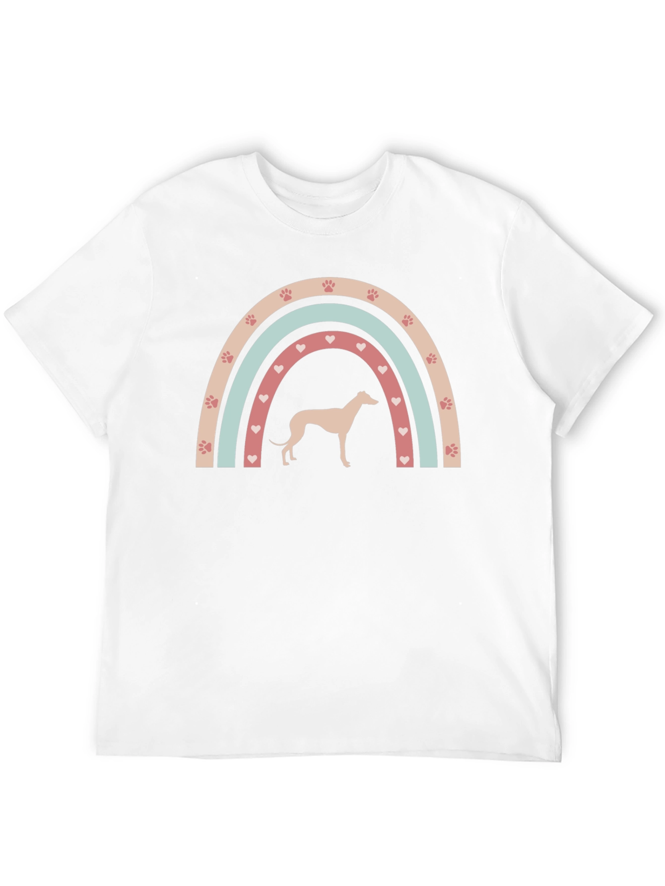 Dog Rainbow Graphic Tee