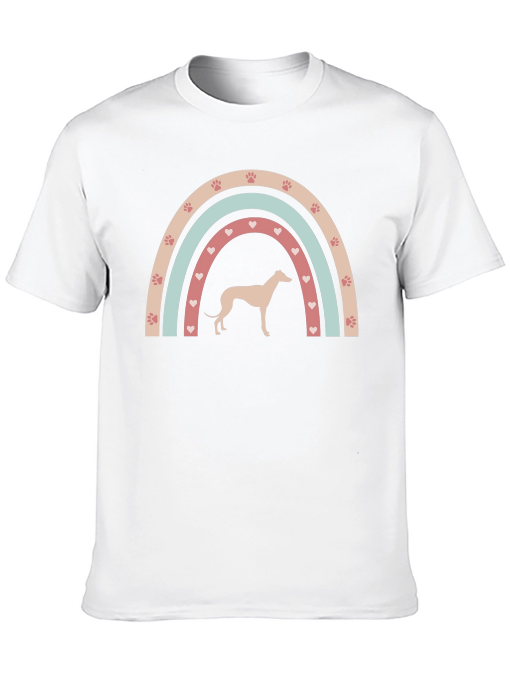 Dog Rainbow Graphic Tee
