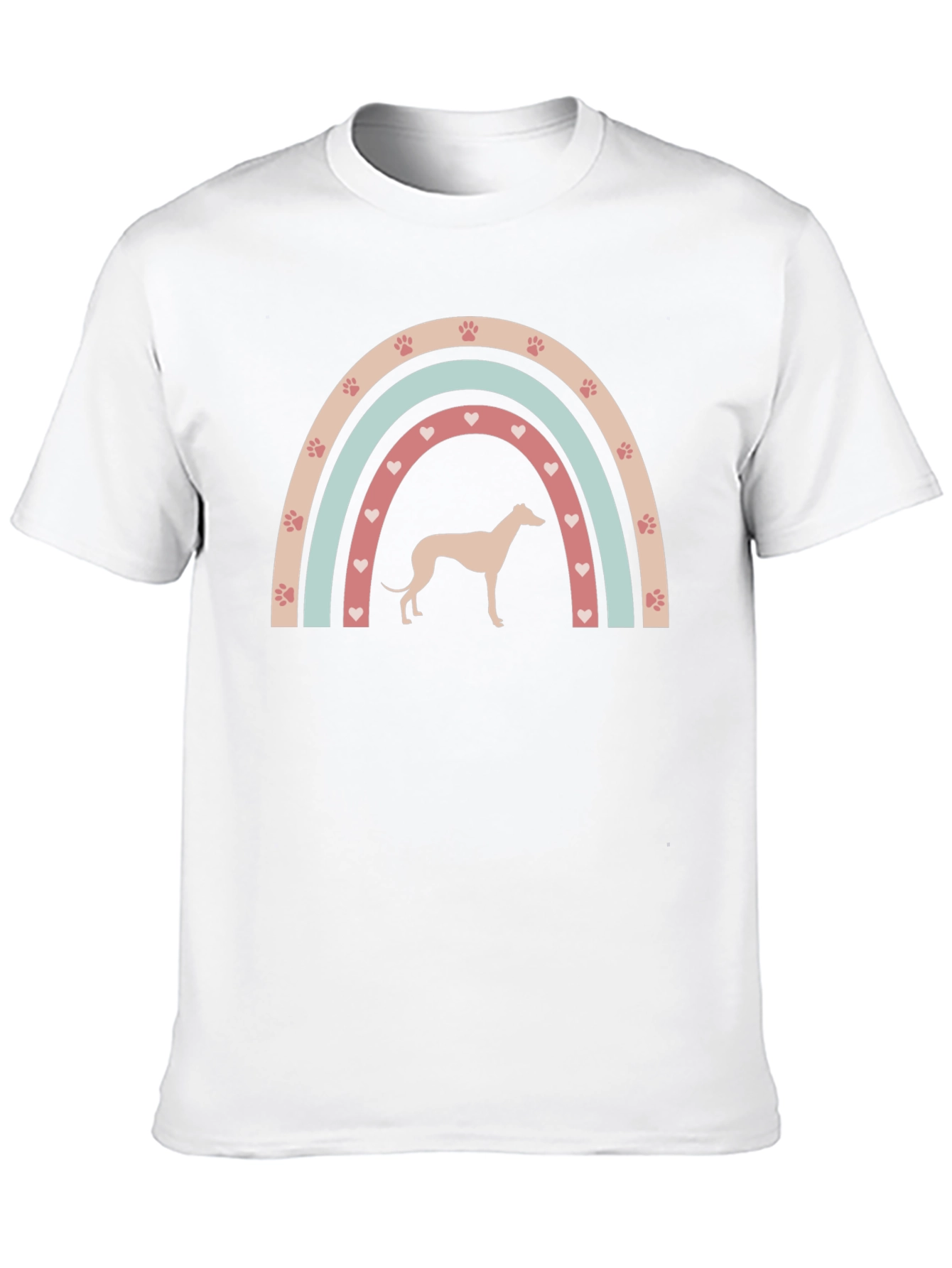Dog Rainbow Graphic Tee