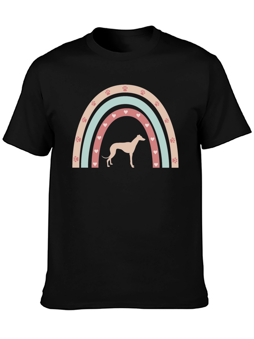 Dog Rainbow Graphic Tee
