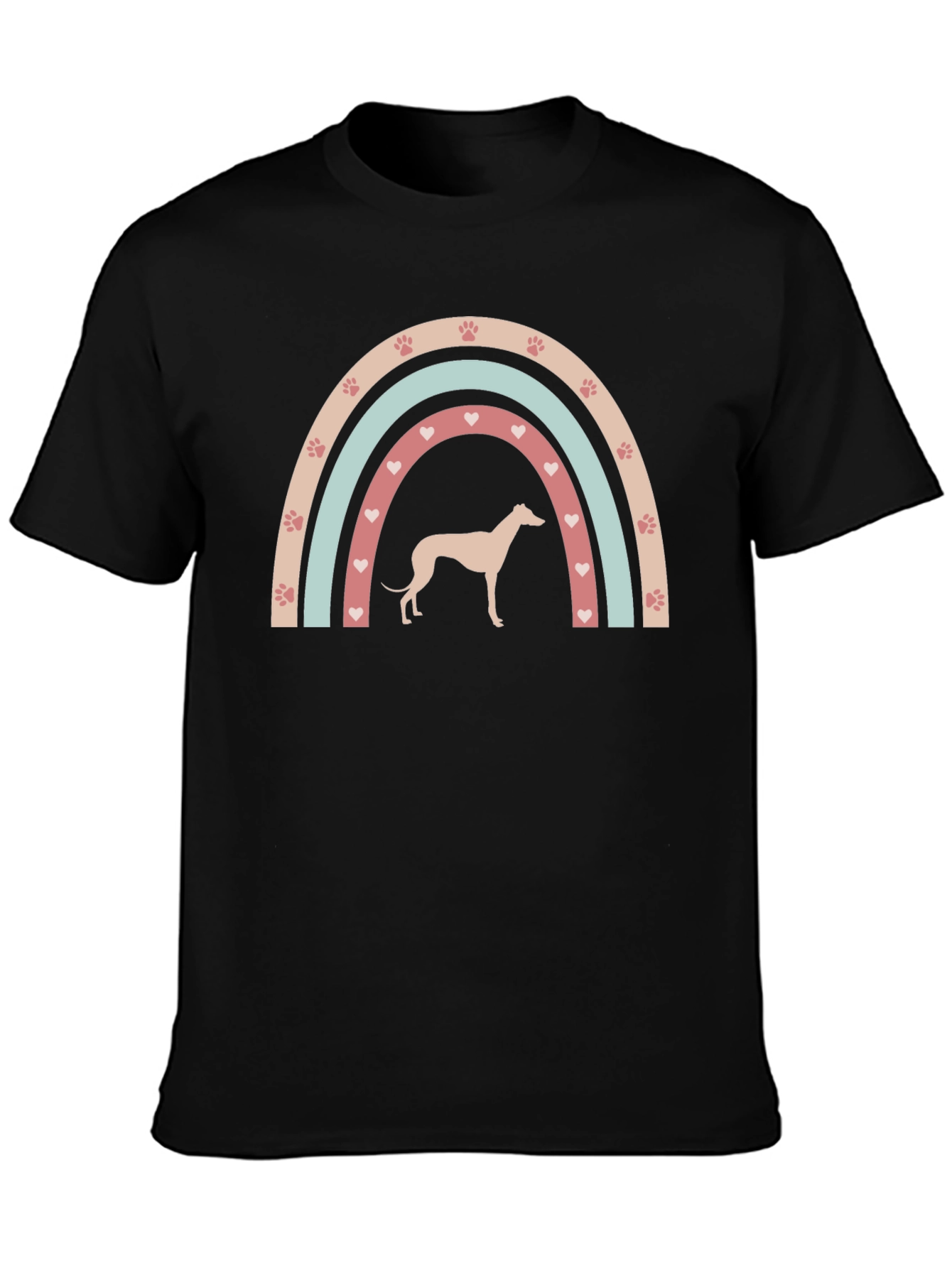 Dog Rainbow Graphic Tee