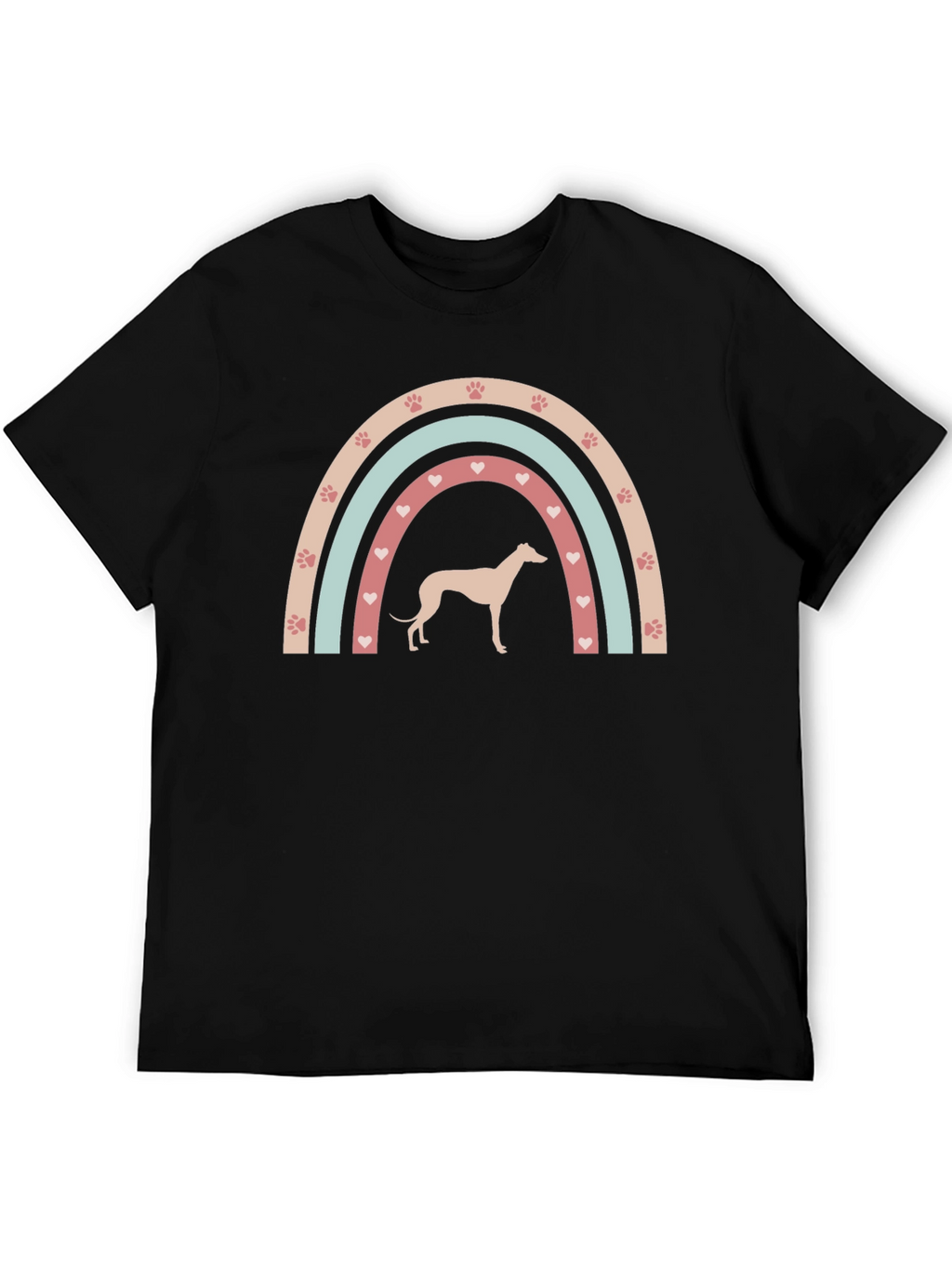 Dog Rainbow Graphic Tee