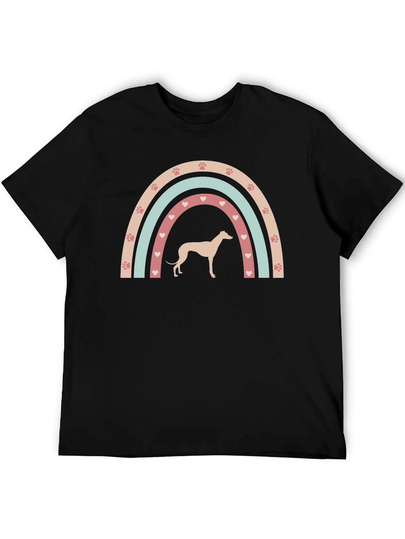 Dog Rainbow Graphic Tee