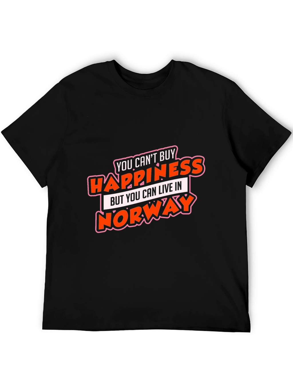 Happiness Norway Graphic T-Shirt