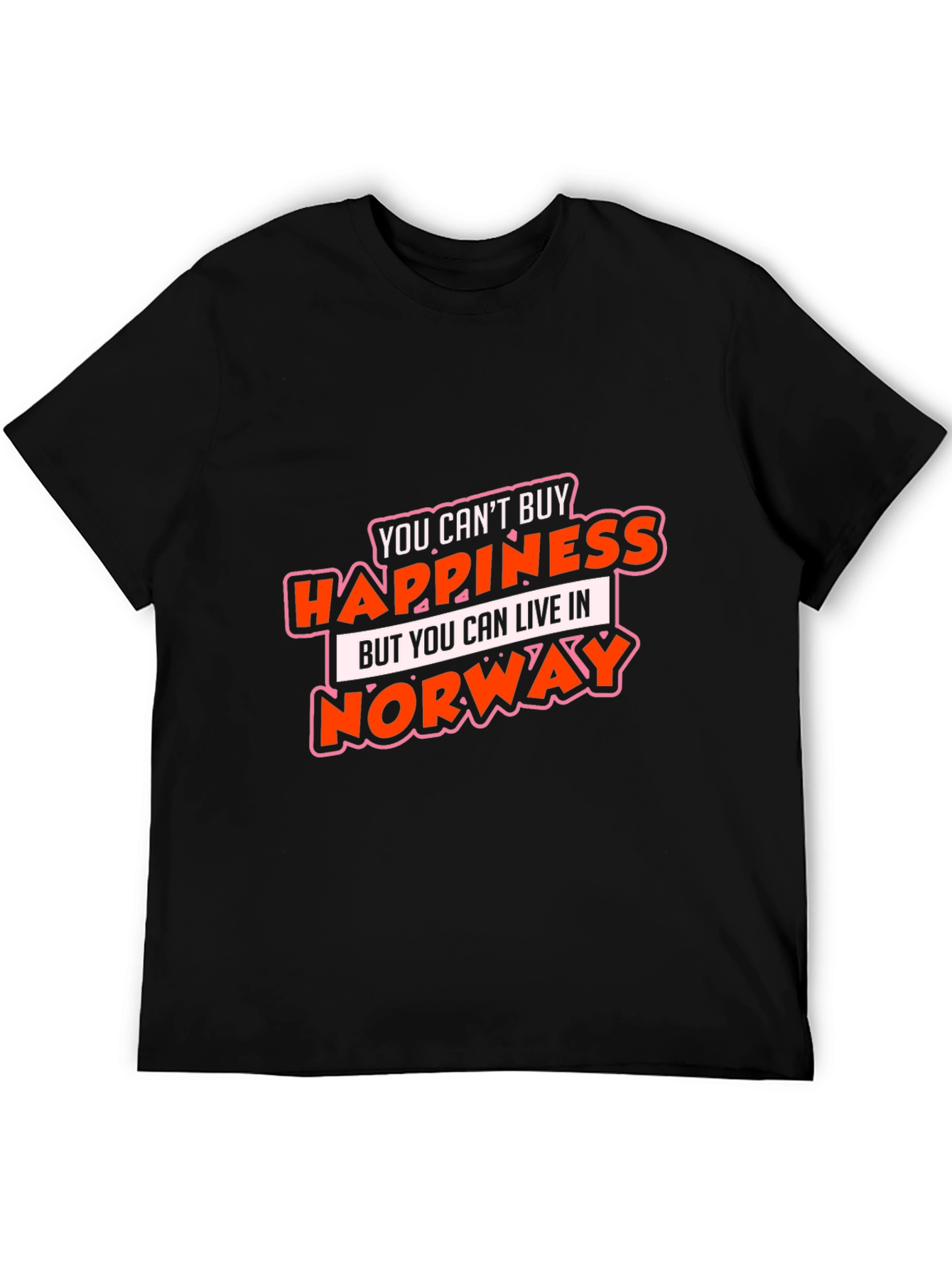Happiness Norway Graphic T-Shirt