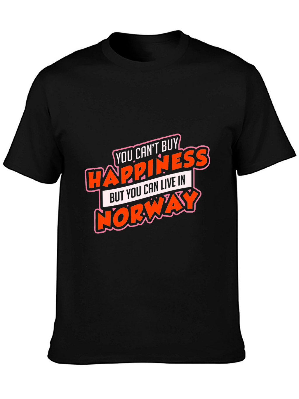 Happiness Norway Graphic T-Shirt