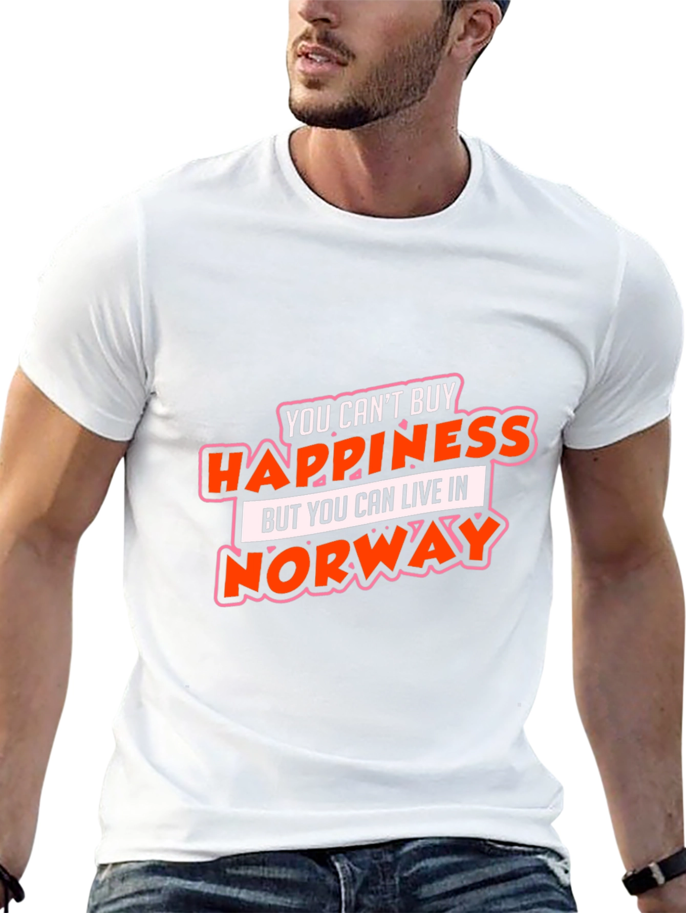 Happiness Norway Graphic T-Shirt