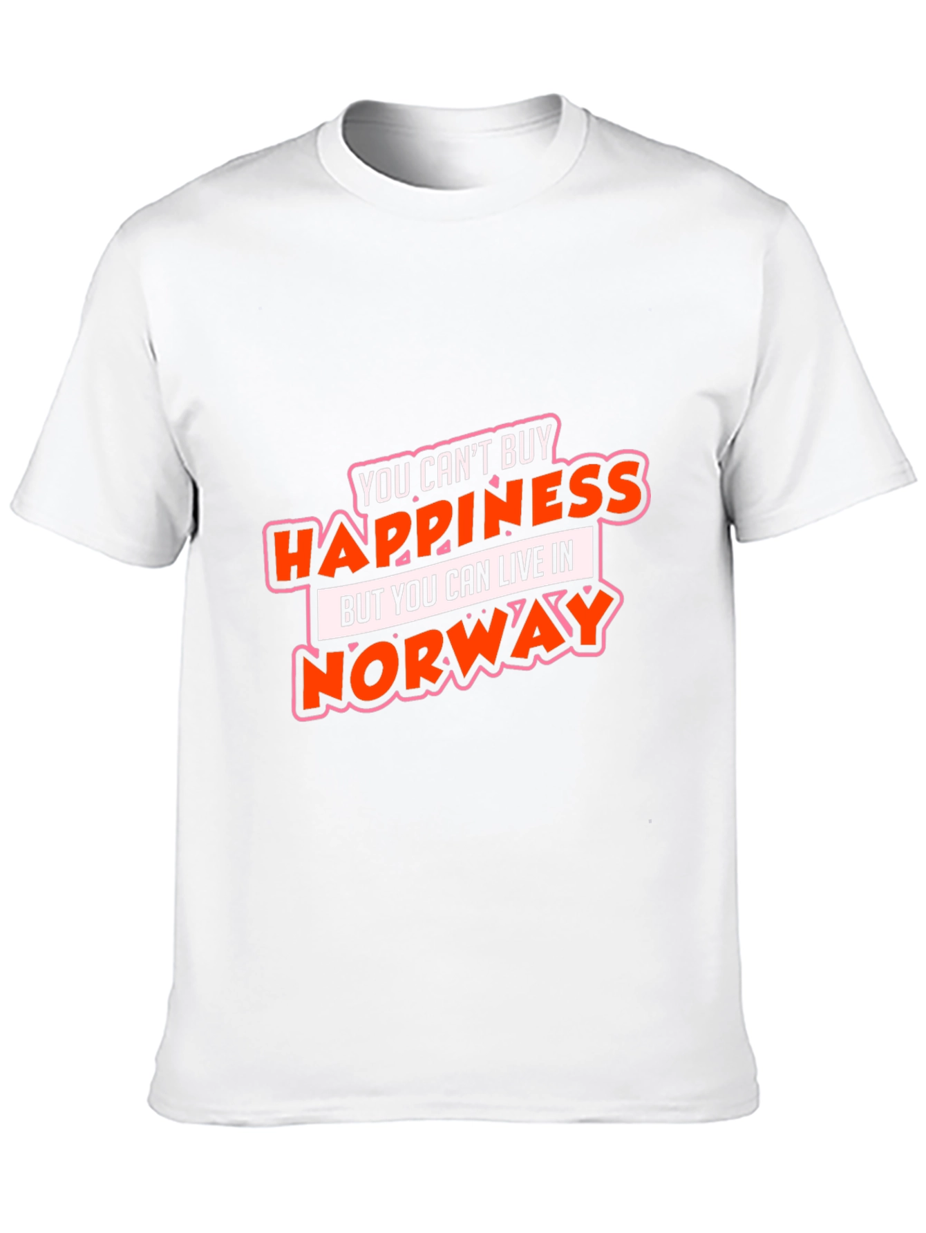 Happiness Norway Graphic T-Shirt