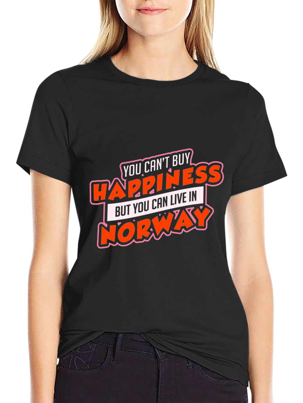 Happiness Norway Graphic T-Shirt