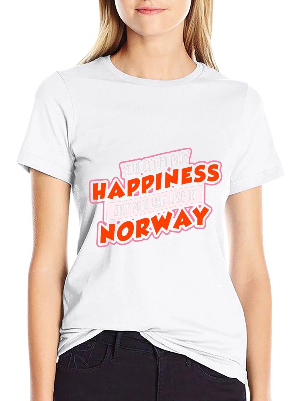 Happiness Norway Graphic T-Shirt