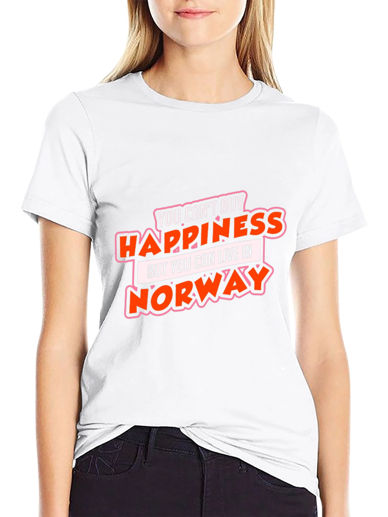 Happiness Norway Graphic T-Shirt