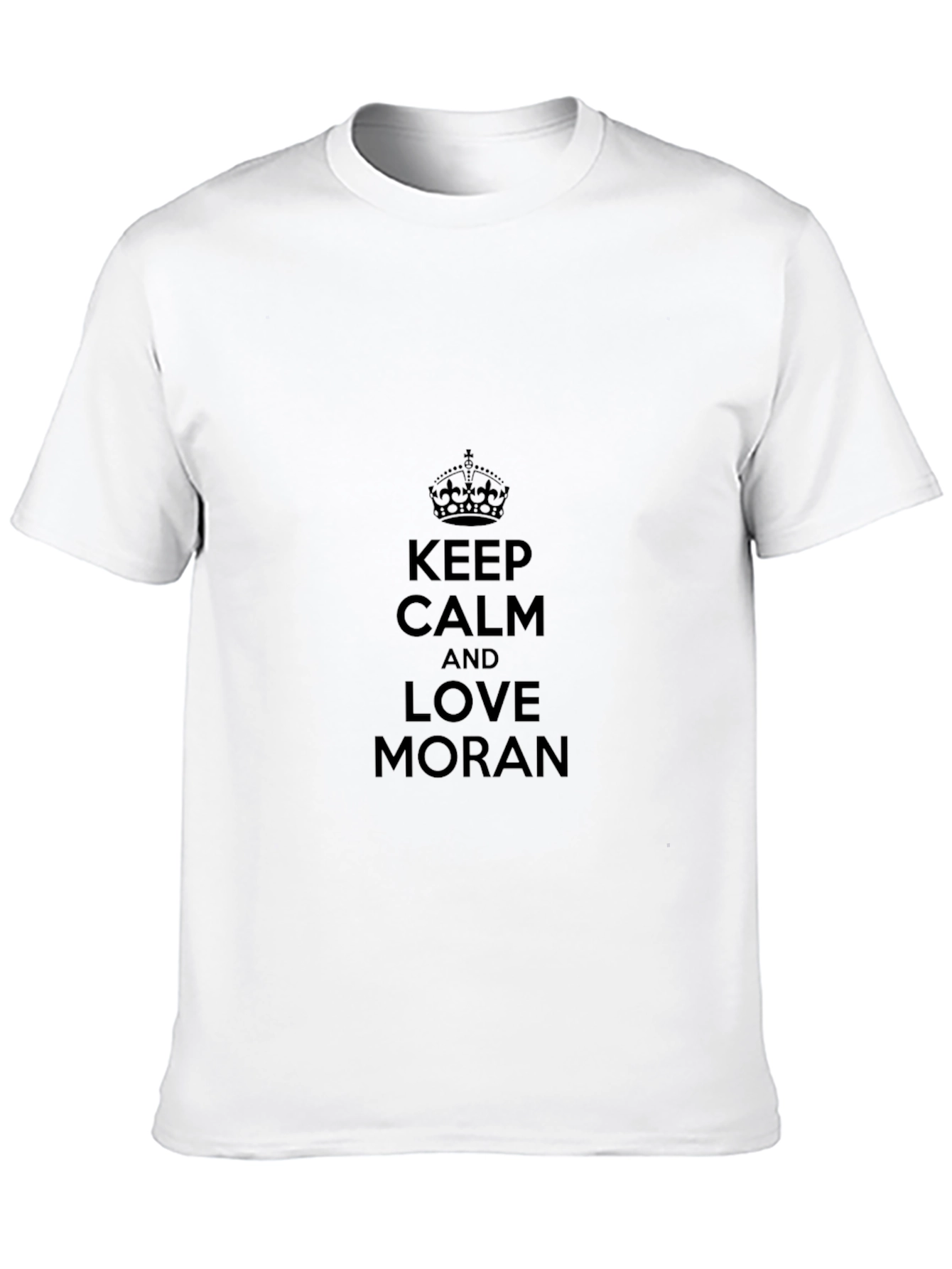 Keep Calm & Love Moran Black T-Shirt
