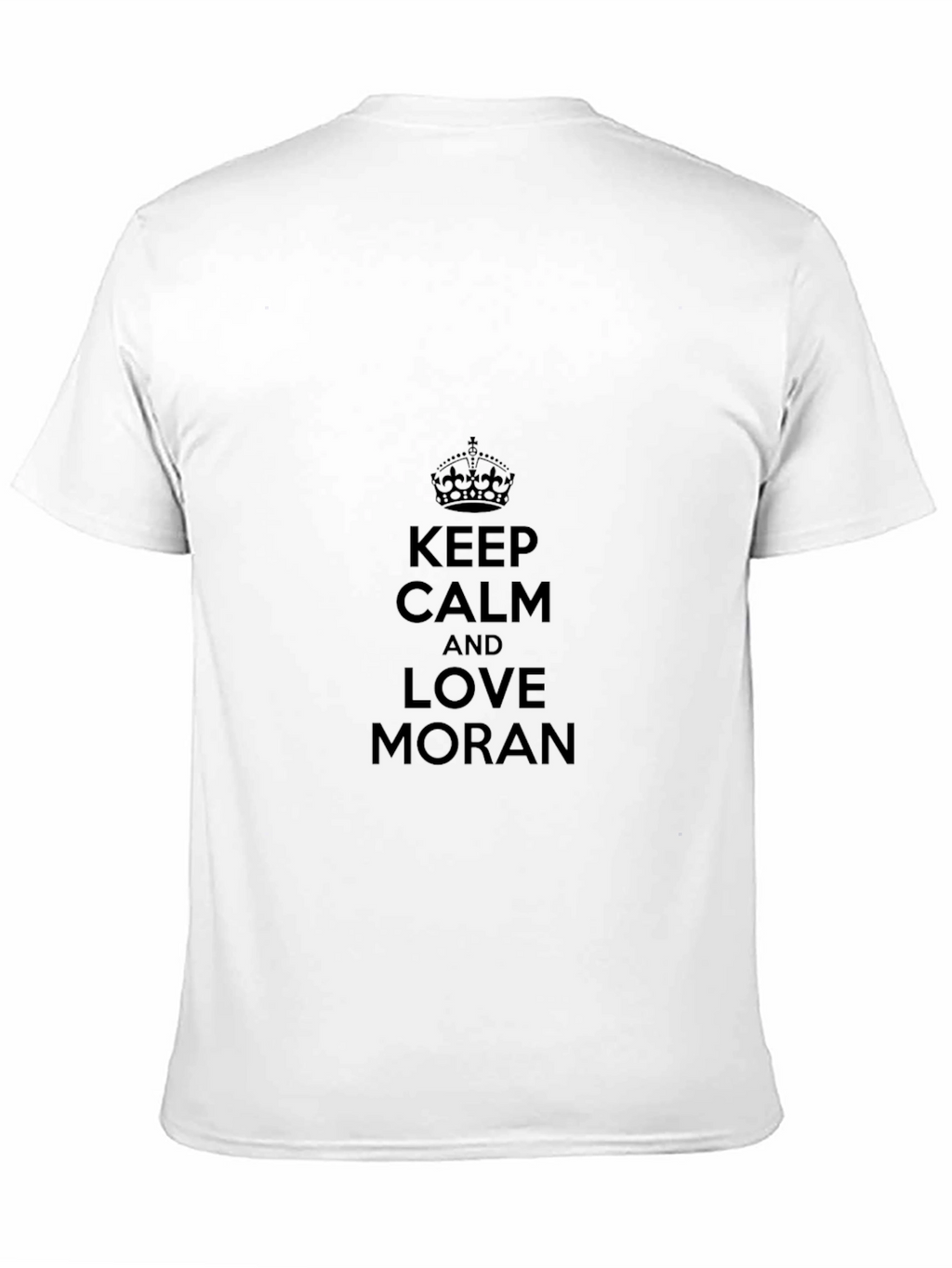 Keep Calm & Love Moran Black T-Shirt