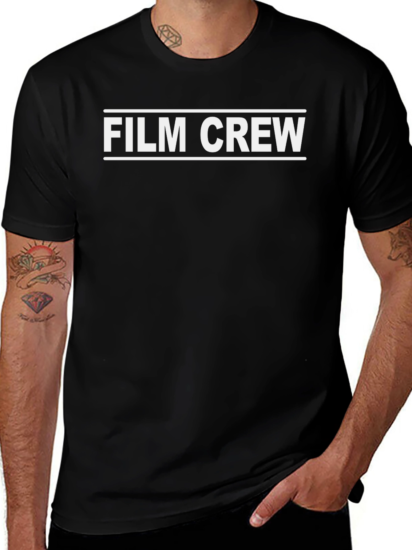 Film Crew Black T-Shirt