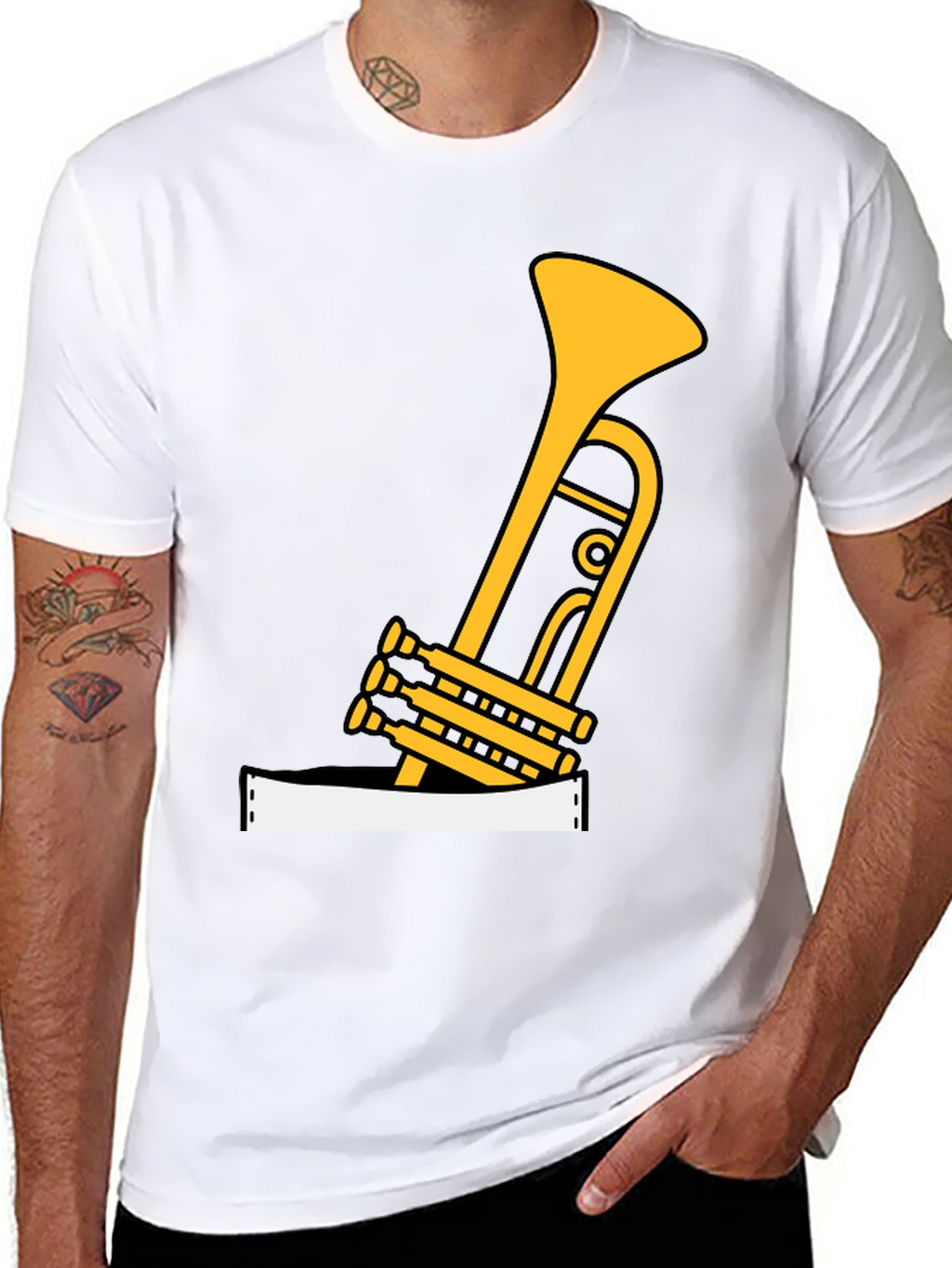 Musical Trumpet Graphic Tee