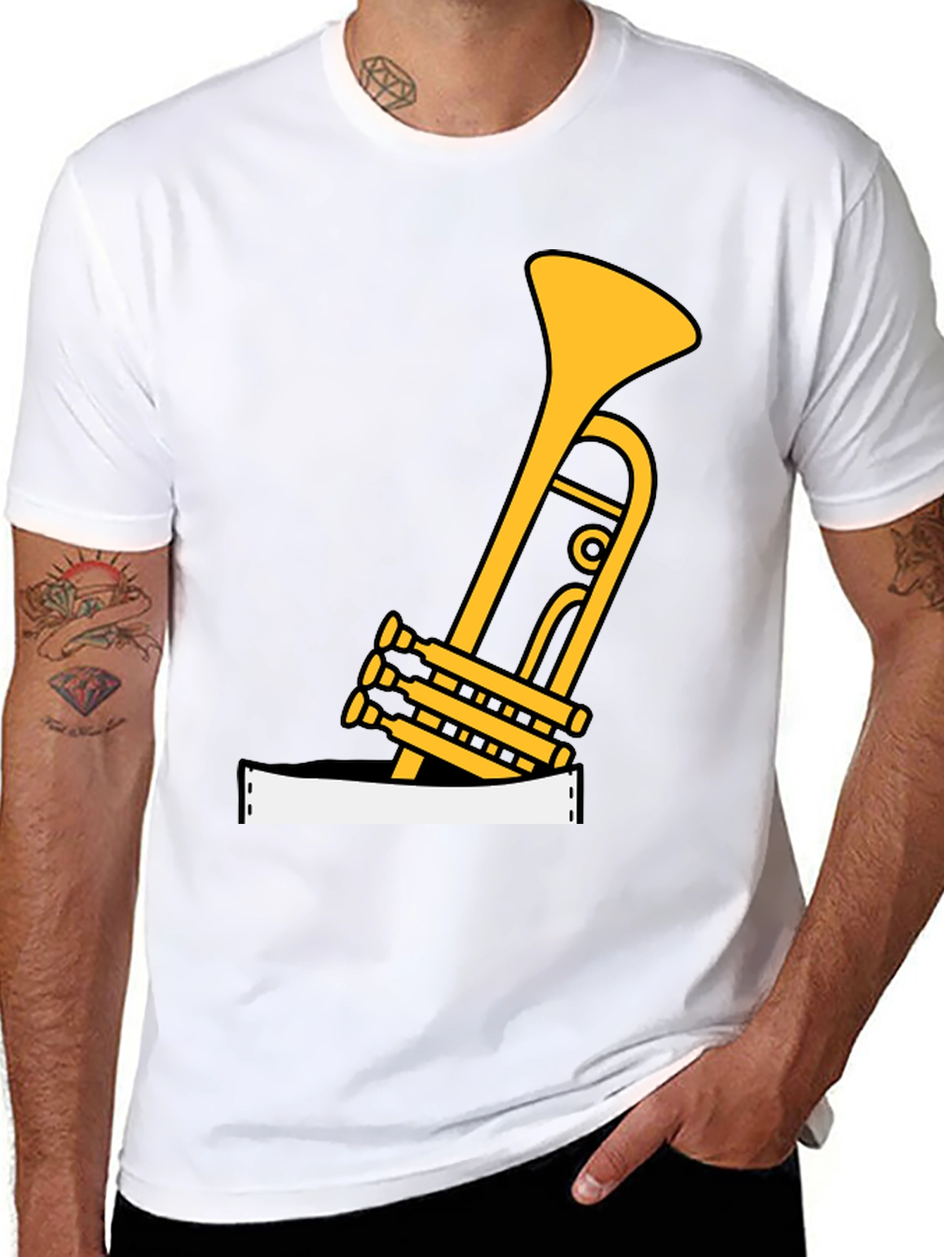 Musical Trumpet Graphic Tee