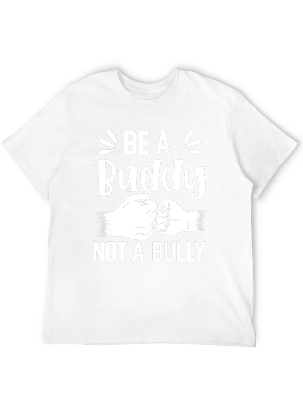 Be A Buddy Not A Bully Black Graphic Tee