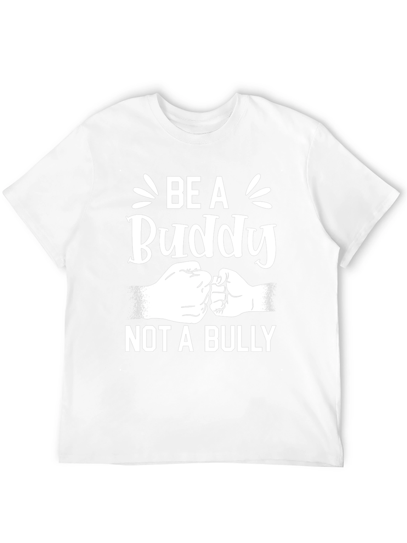 Be A Buddy Not A Bully Black Graphic Tee