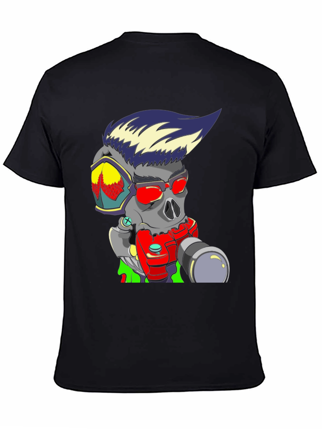 Skull Photographer Graphic Tee - Cool & Edgy Design