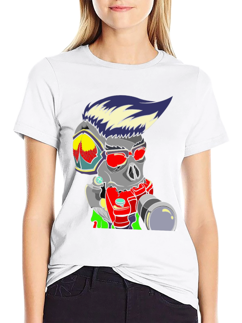 Skull Photographer Graphic Tee - Cool & Edgy Design