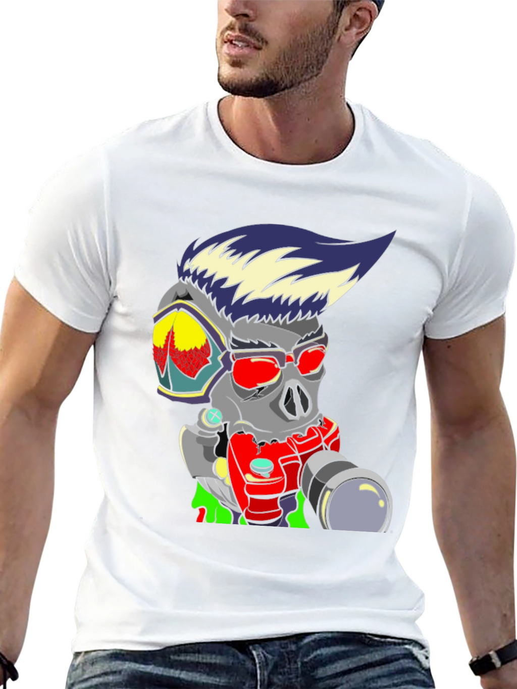 Skull Photographer Graphic Tee - Cool & Edgy Design