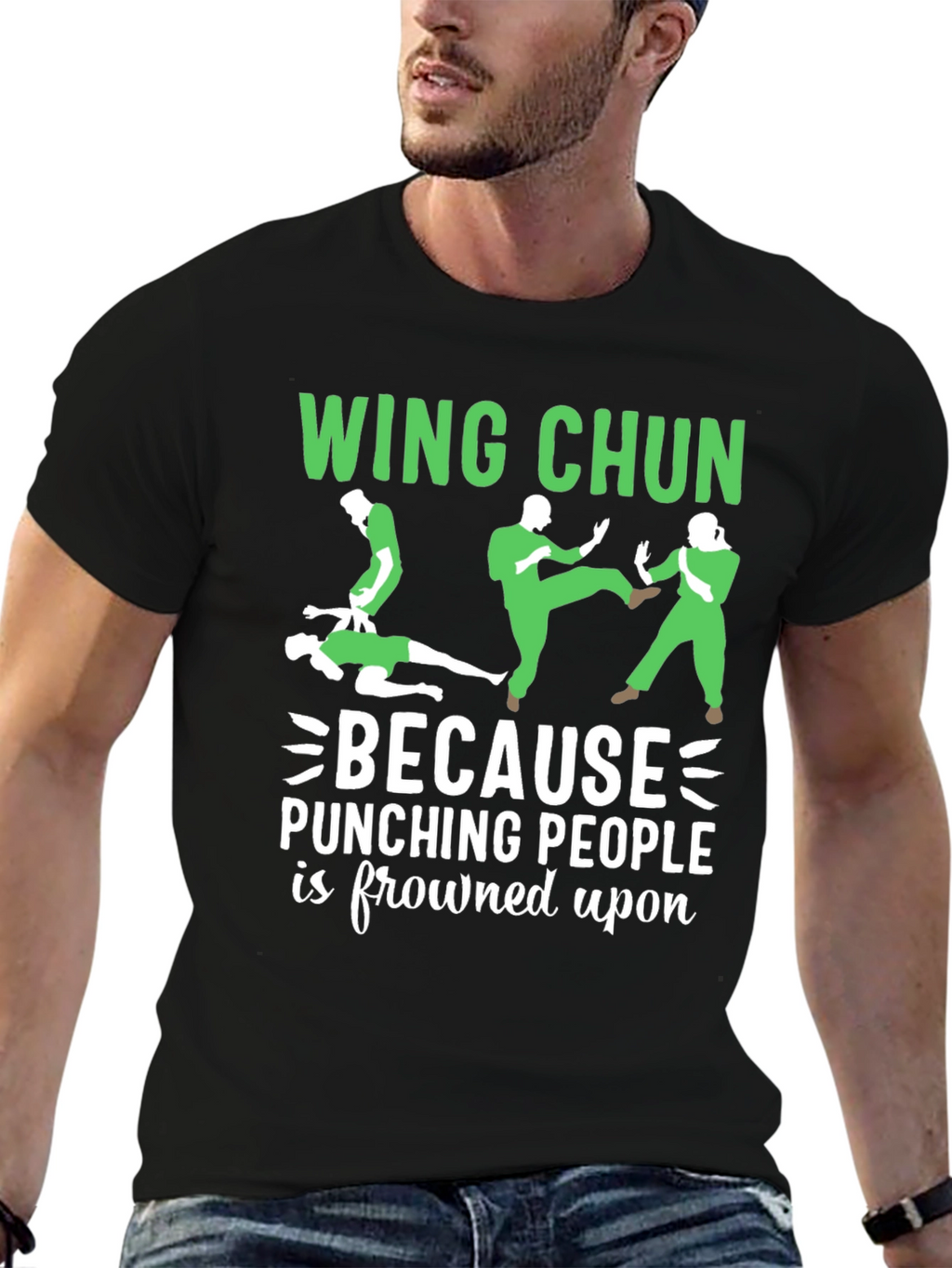 Wing Chun Martial Arts Graphic T-Shirt