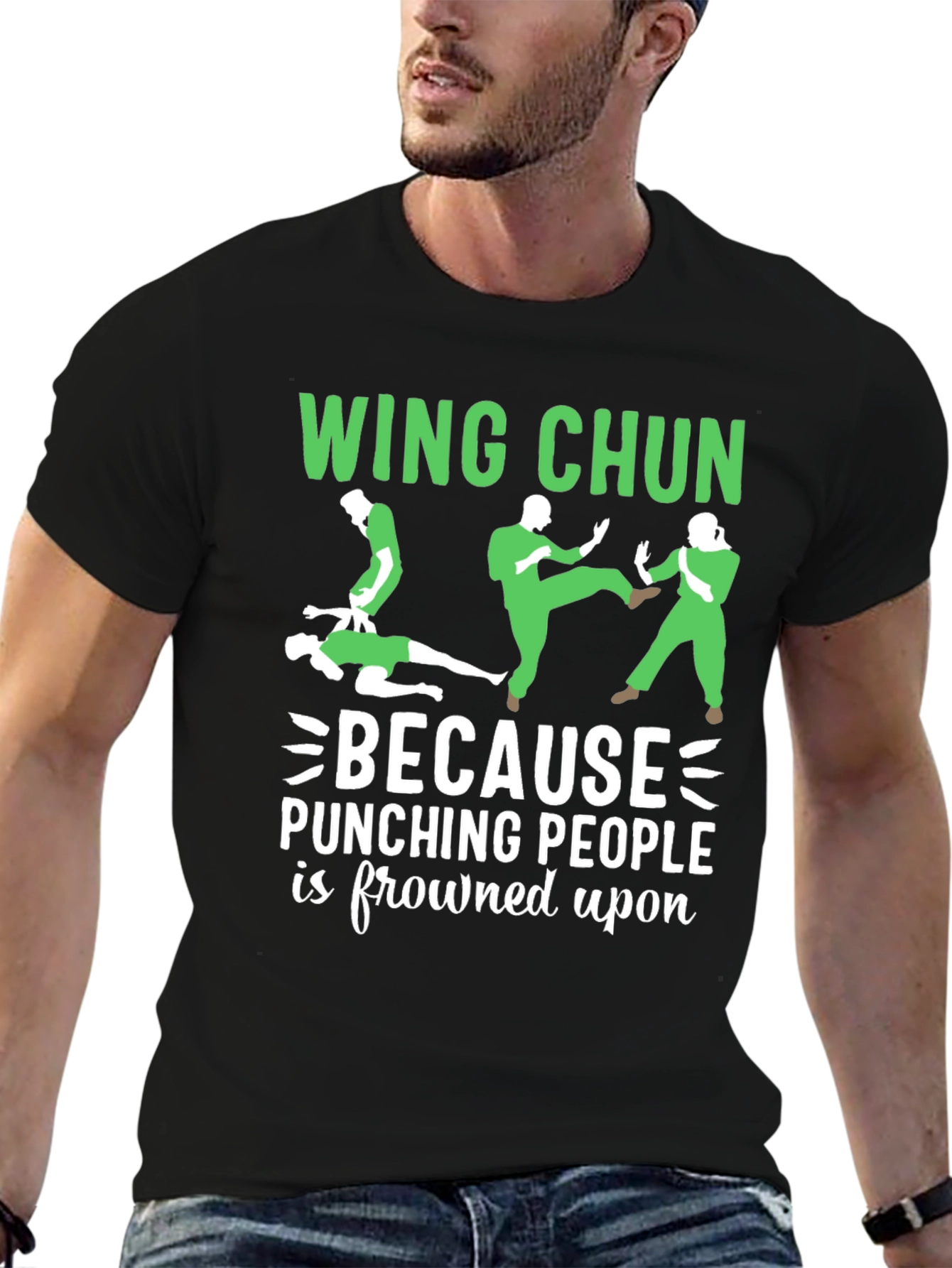 Wing Chun Martial Arts Graphic T-Shirt